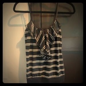 Black and white tank top